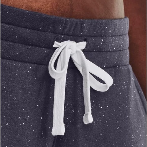 [XS] Black/White Speckled Under Armour Sweatpants - Picture 2 of 16